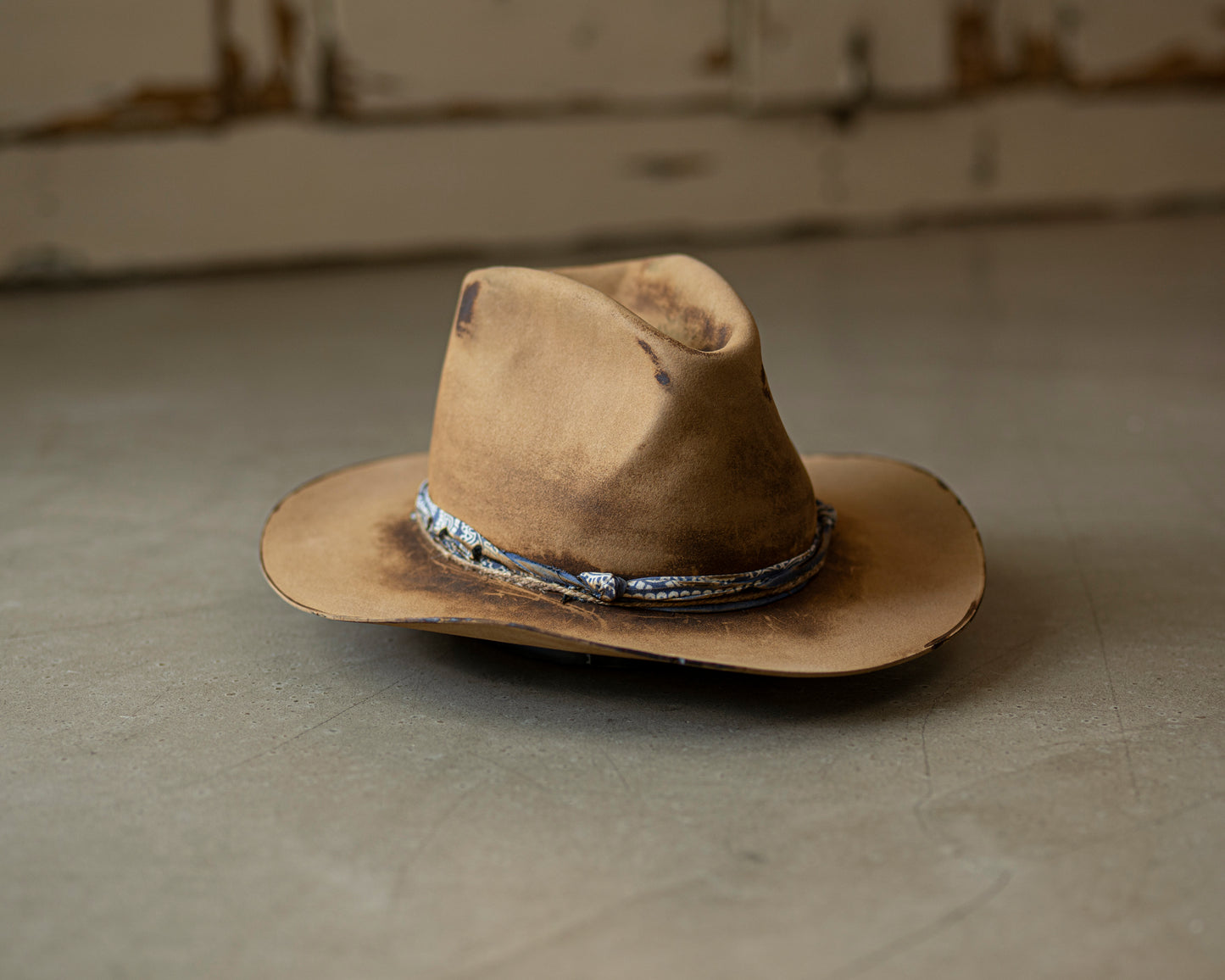 Duke Felt | Mens Brown Cowboy Hat | Leather Hat Band by American Hat Makers